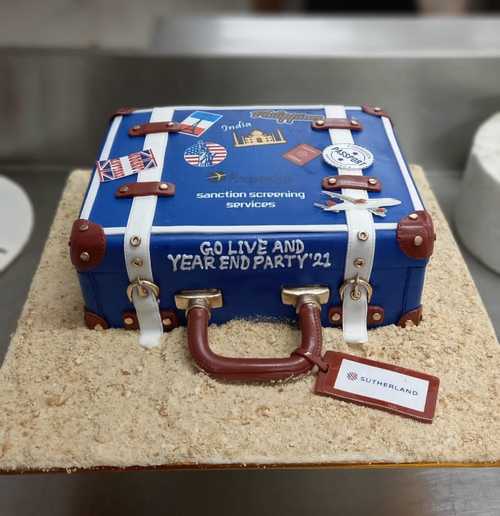 Travel Theme Cake 3D