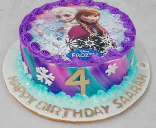 Frozen Birthday Cake