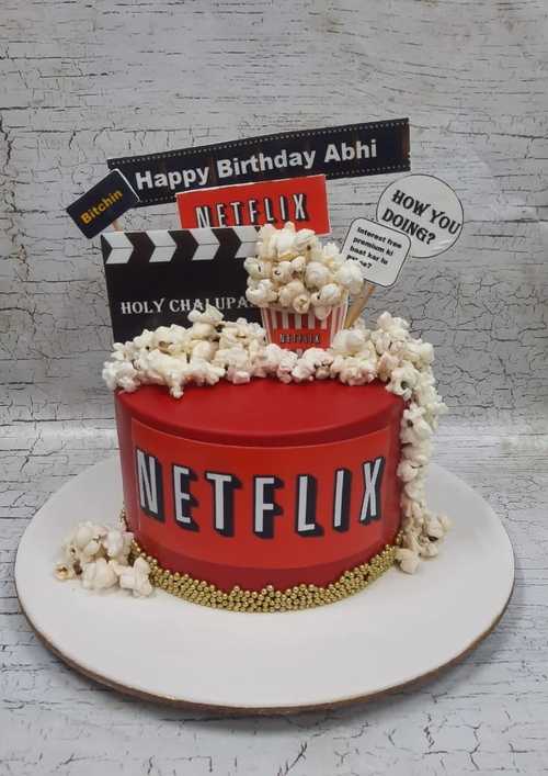 Netflix Theme Cake