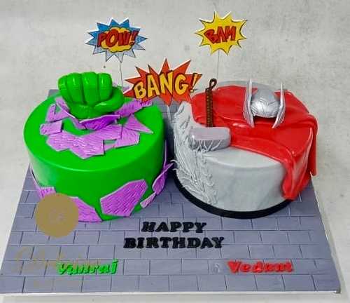 Twins-Birthday-Cake-Online