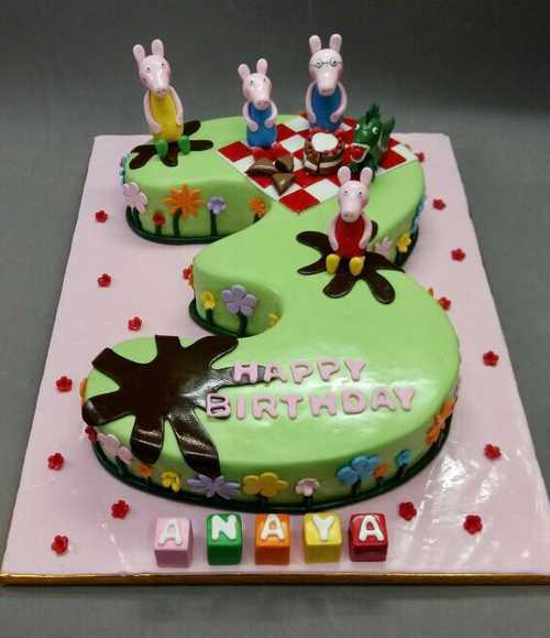 Cake Peppa Pig Theme