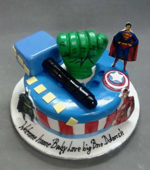 Avengers Birthday Cake