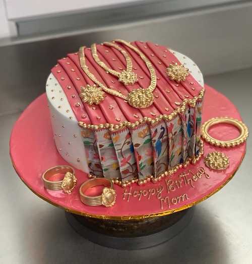 Saree Theme Cake