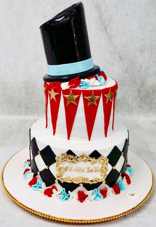 Circus Theme Birthday Cake