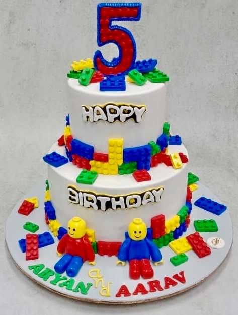 Lego Theme Cake