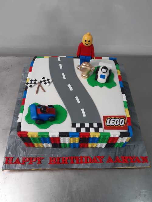 Car Theme Birthday Cake