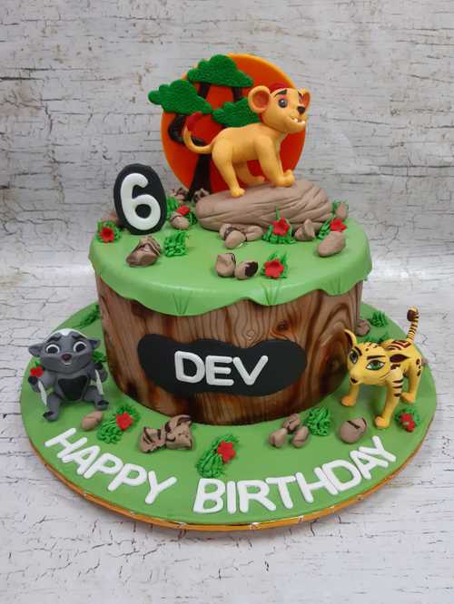 Animal-Water-Theme-Cake-Online